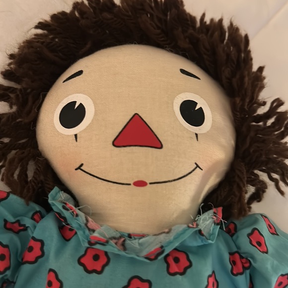 Dakin Johnny Gruelle Raggedy Ann & the lucky penny rag doll, brown hair, rare - Picture 13 of 13